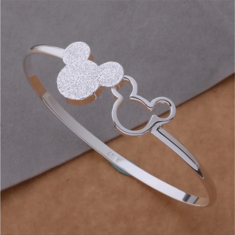 Mickey Mouse Sterling Silver Bracelet - Picture 2 of 2